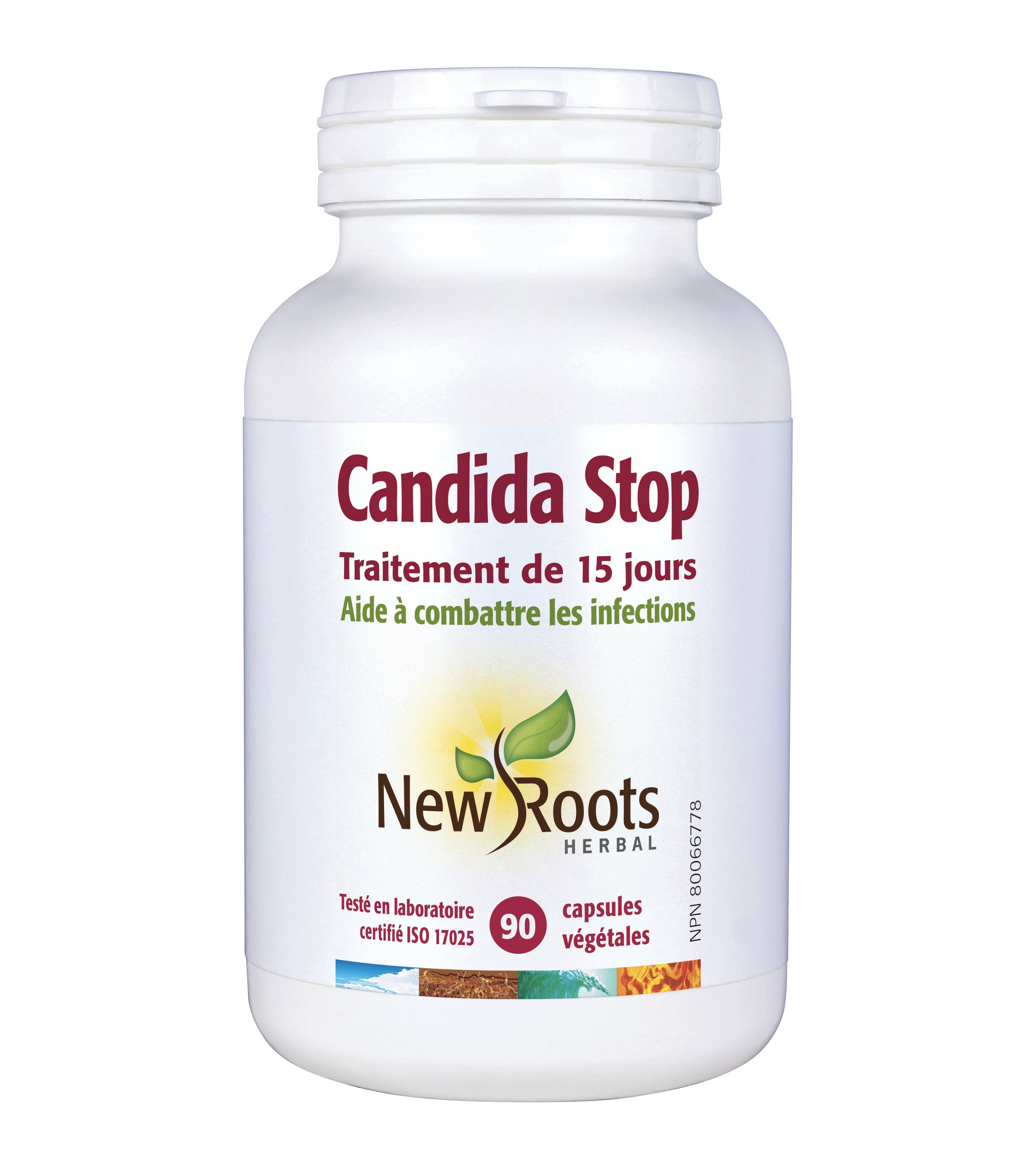 Candida Stop - New Roots - 90 ou 180 capsules